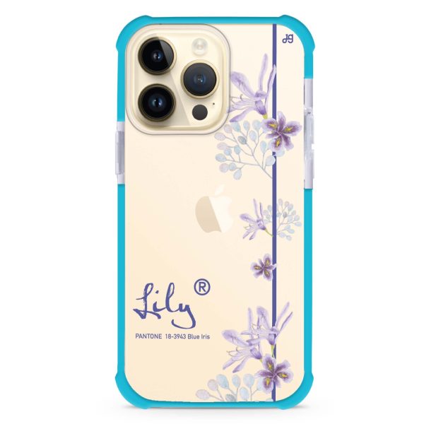 #18-3943 Blue Iris II iPhone 15 Pro Ultra Shockproof Case Online now