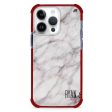 White Marble iPhone 15 Pro Max Ultra Shockproof Case For Discount