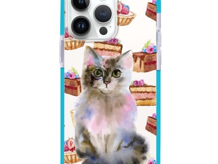 Watercolour Cat iPhone 15 Pro Max Ultra Shockproof Case Fashion