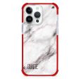 White Marble iPhone 15 Pro Max Ultra Shockproof Case Online now