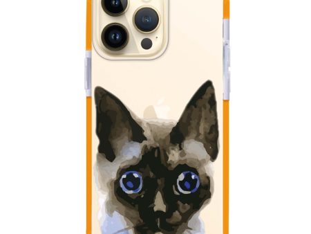 Watercolour Cat iPhone 15 Pro Max Ultra Shockproof Case Online