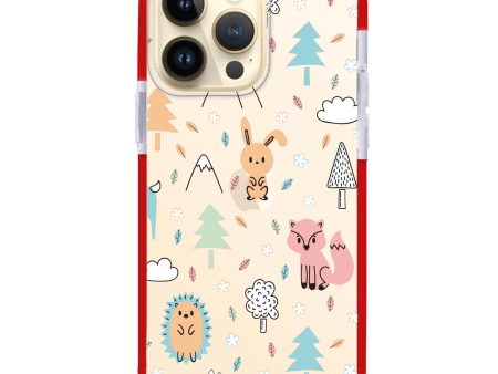 Whimsy Wildlife iPhone 15 Pro Ultra Shockproof Case Online now