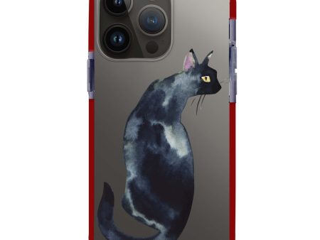 Watercolour Cat iPhone 15 Pro Max Ultra Shockproof Case Cheap