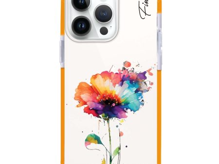 A Beautiful Watercolour Flower iPhone 15 Pro Ultra Shockproof Case Online