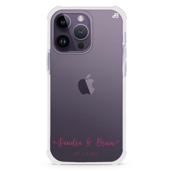 You & Me & Our Date iPhone 15 Pro Max Ultra Shockproof Case Hot on Sale