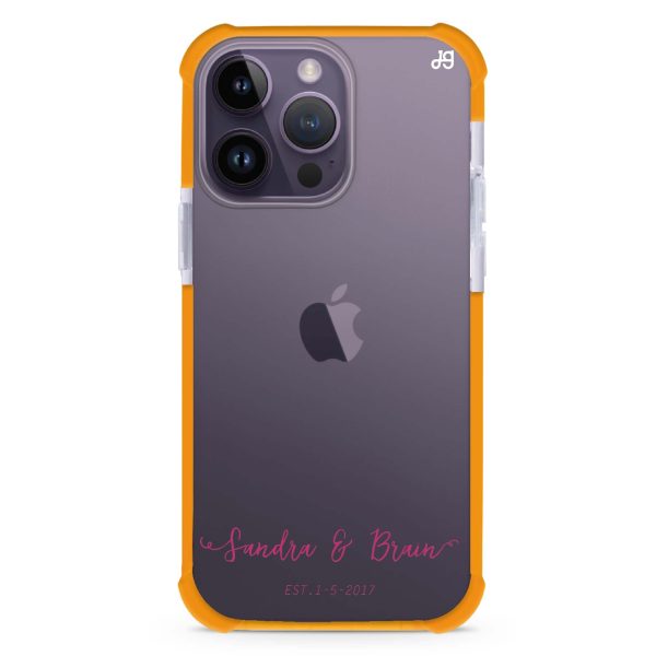 You & Me & Our Date iPhone 15 Pro Max Ultra Shockproof Case Hot on Sale