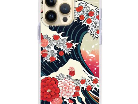 Waves & Flowers iPhone 15 Pro Max Ultra Shockproof Case Online