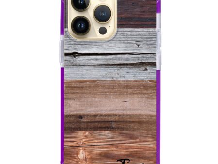 Wood Grain Varigegated iPhone 15 Pro Max Ultra Shockproof Case Sale