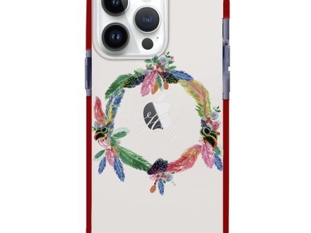 Watercolour Feather iPhone 15 Pro Max Ultra Shockproof Case Hot on Sale