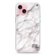 White Marble iPhone 15 Plus MagSafe Compatible Ultra Clear Case For Cheap