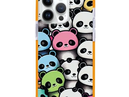 Cute Pandas iPhone 15 Pro MagSafe Compatible Ultra Shockproof Case on Sale