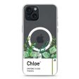 #15-0343 Greenery I iPhone 15 Plus MagSafe Compatible Ultra Clear Case For Cheap