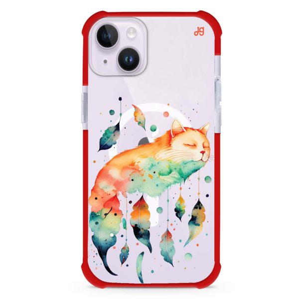 A Dream Cat iPhone 15 Plus MagSafe Compatible Ultra Shockproof Case For Discount