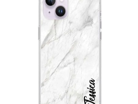 White Marble – Deep Love iPhone 15 MagSafe Compatible Ultra Clear Case Cheap