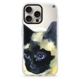 Watercolour Cat iPhone 15 Pro MagSafe Compatible Ultra Clear Case on Sale