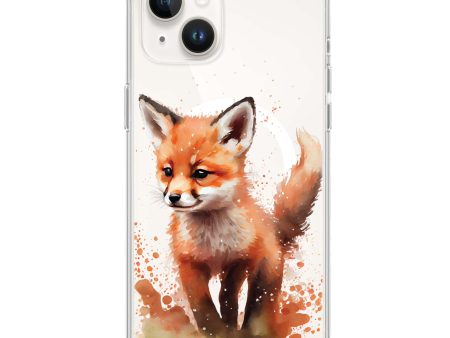 A Fox iPhone 15 MagSafe Compatible Ultra Clear Case For Sale