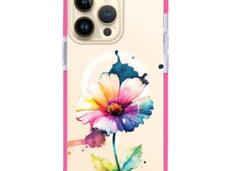 A Beautiful Flower iPhone 15 Pro MagSafe Compatible Ultra Shockproof Case Online Sale