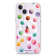 Watercolour Polka Dot iPhone 15 MagSafe Compatible Ultra Clear Case Hot on Sale