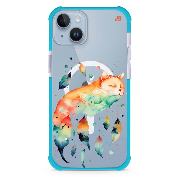 A Dream Cat iPhone 15 Plus MagSafe Compatible Ultra Shockproof Case For Discount