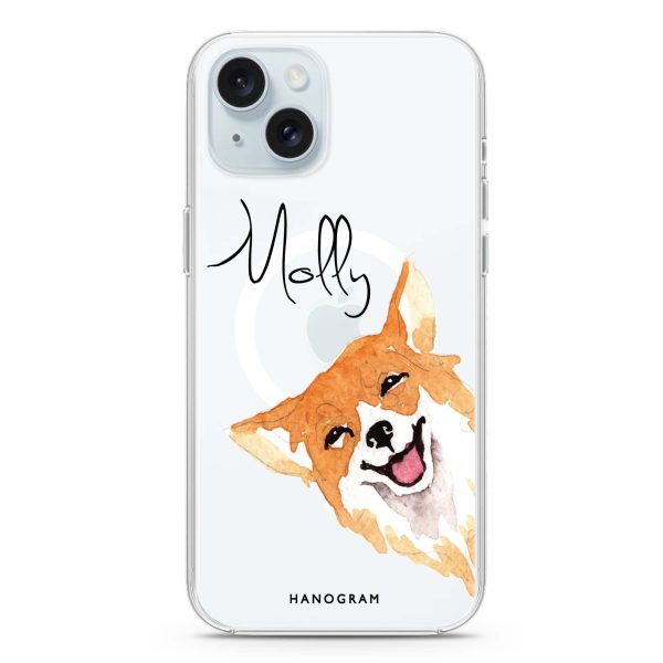 Welsh Corgi iPhone 15 Plus MagSafe Compatible Ultra Clear Case Sale