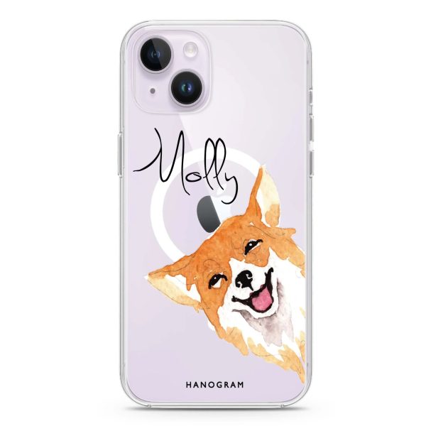 Welsh Corgi iPhone 15 MagSafe Compatible Ultra Clear Case on Sale