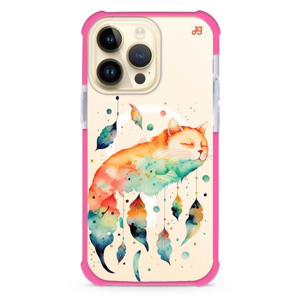 A Dream Cat iPhone 15 Pro MagSafe Compatible Ultra Shockproof Case Discount