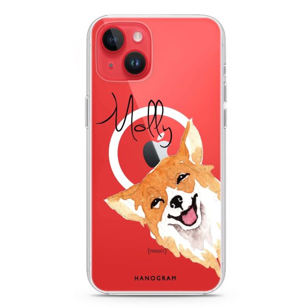 Welsh Corgi iPhone 15 MagSafe Compatible Ultra Clear Case on Sale