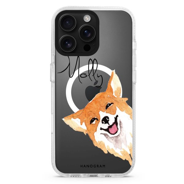 Welsh Corgi iPhone 15 Pro MagSafe Compatible Ultra Clear Case For Sale