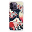 Waves & Flowers iPhone 15 Pro MagSafe Compatible Ultra Shockproof Case Hot on Sale