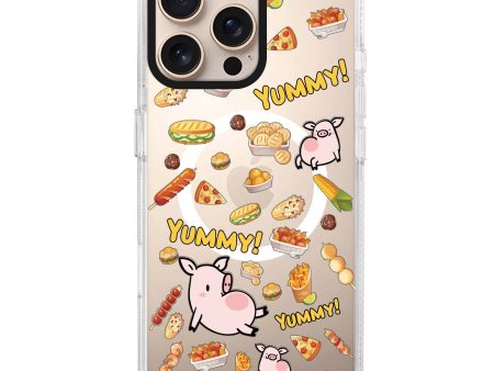 Yummy Piggy iPhone 15 Pro MagSafe Compatible Ultra Clear Case Online Sale