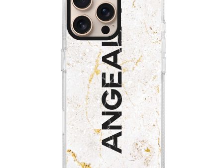 White Marble iPhone 15 Pro MagSafe Compatible Ultra Clear Case Online now