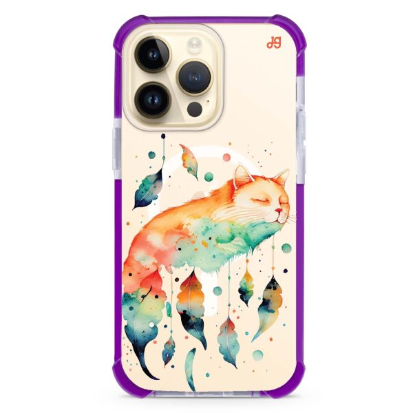 A Dream Cat iPhone 15 Pro MagSafe Compatible Ultra Shockproof Case Discount