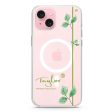 #15-0343 Greenery II iPhone 15 Plus MagSafe Compatible Ultra Clear Case Cheap