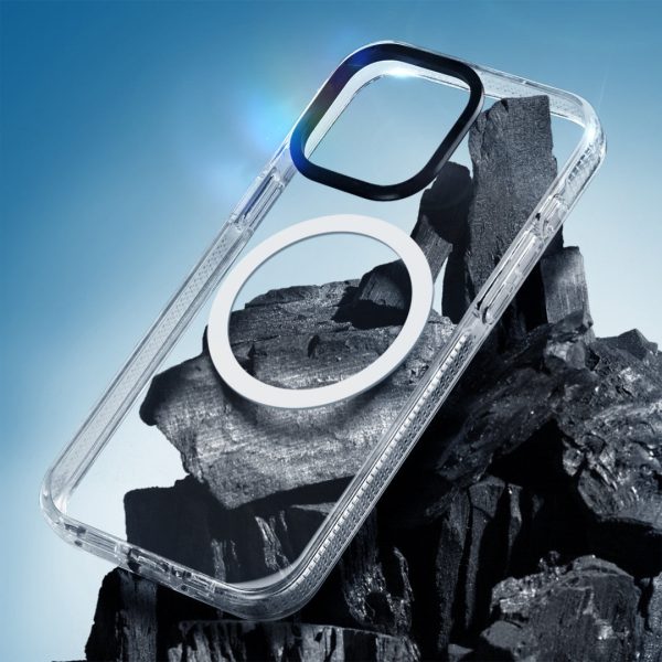 You & Me & Our Date iPhone 15 Pro MagSafe Compatible Ultra Clear Case For Sale