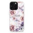 White Marble & Flower iPhone 15 Pro MagSafe Compatible Ultra Clear Case Online Sale