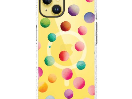 Watercolour Polka Dot iPhone 14 Plus MagSafe Compatible Durashock Case Discount