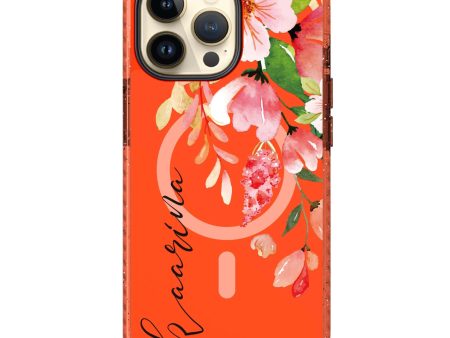 Watercolor Blossom iPhone 14 Pro MagSafe Compatible Durashock Case on Sale