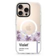 #18-3943 Blue Iris I iPhone 15 Pro MagSafe Compatible Ultra Clear Case Online Sale