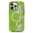 #18-3943 Blue Iris II iPhone 14 Pro MagSafe Compatible Durashock Case Fashion