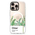 #15-0343 Greenery I iPhone 15 Pro MagSafe Compatible Ultra Clear Case Hot on Sale