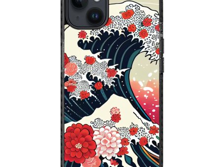 Waves & Flowers iPhone 14 Plus MagSafe Compatible Durashock Case on Sale