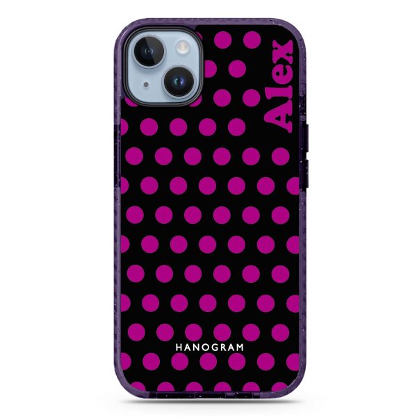 Wave Dots iPhone 14 Plus MagSafe Compatible Durashock Case Cheap