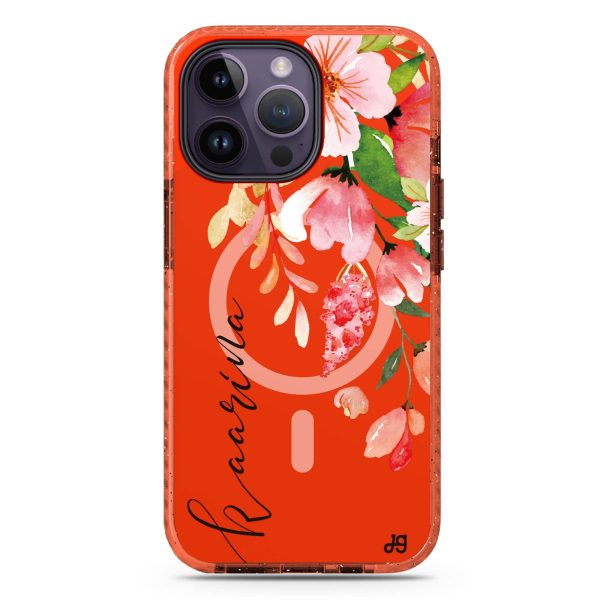 Watercolor Blossom iPhone 14 Pro MagSafe Compatible Durashock Case on Sale