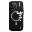 Vertical Script Handwritten Custom iPhone 14 Pro MagSafe Compatible Durashock Case For Discount