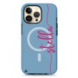 Vertical Script Handwritten Custom iPhone 14 Pro MagSafe Compatible Durashock Case For Discount