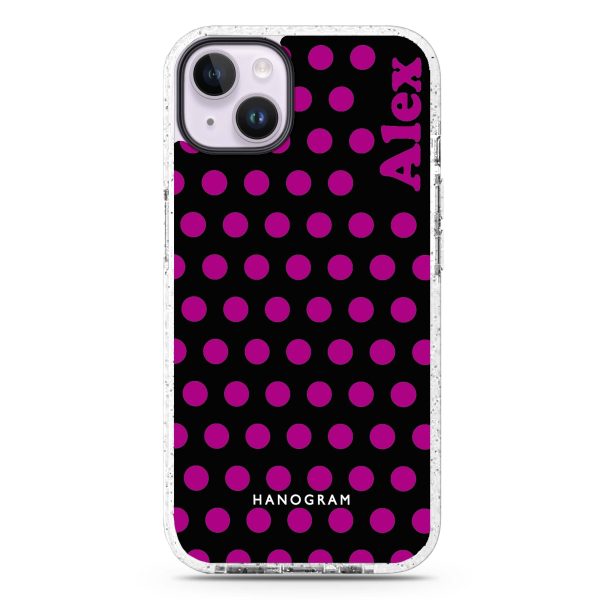 Wave Dots iPhone 14 Plus MagSafe Compatible Durashock Case Cheap