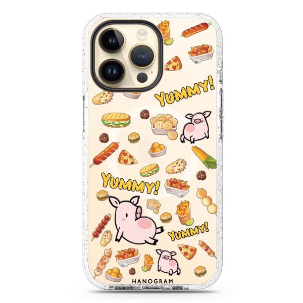 Yummy Piggy iPhone 14 Pro MagSafe Compatible Durashock Case For Cheap