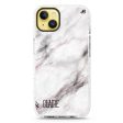 White Marble iPhone 14 Plus MagSafe Compatible Durashock Case Hot on Sale