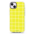 Yellow Checked Pattern iPhone 14 Plus MagSafe Compatible Durashock Case Supply