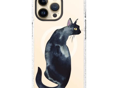 Watercolour Cat iPhone 14 Pro MagSafe Compatible Durashock Case Online Sale